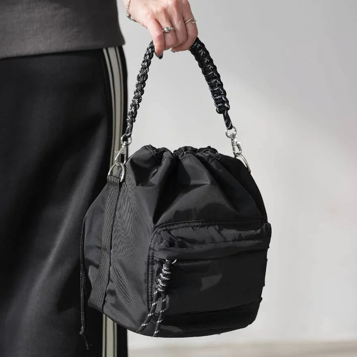 NA439 2WAY DRAWSTRING BUCKET BAG