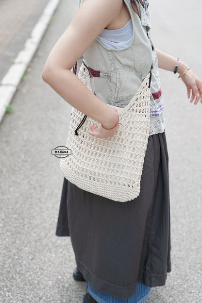 MARITHÉ FRANҪOIS GIRBAUD - MACRAME HOBO BAG 【📣7折中】