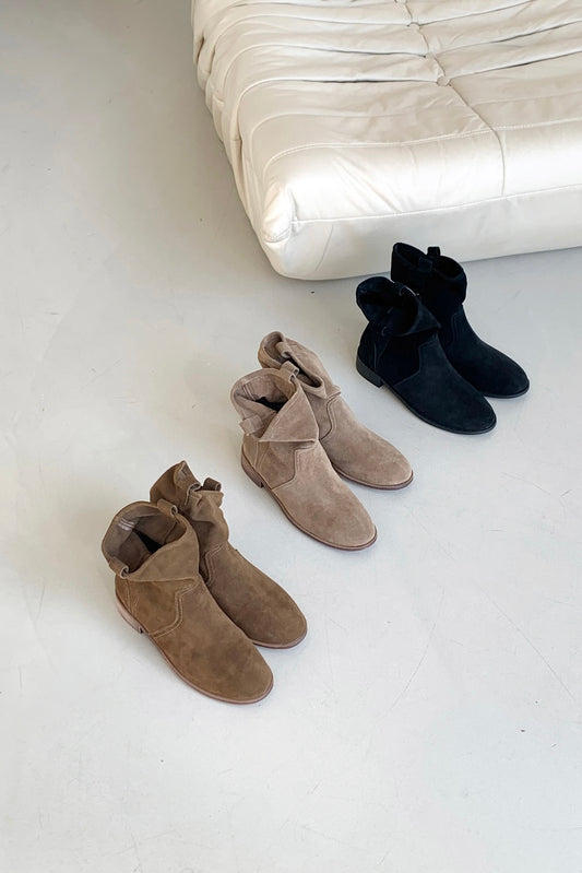 MB059 GENUINE LEATHER SUEDE BOOTS