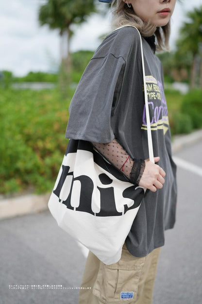 emis - Cropped Logo Tote Bag
