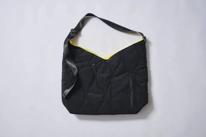 NA499 2-TONE QUILTED AZUMA 2WAY SHOULDER BAG