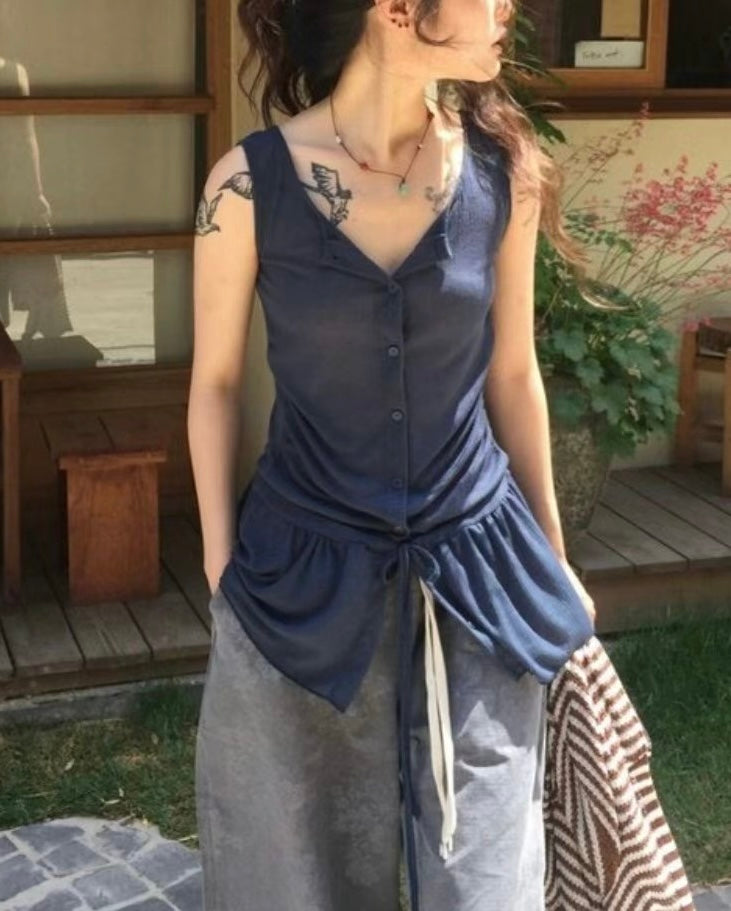 MZ784 RIBBON TANK TOP