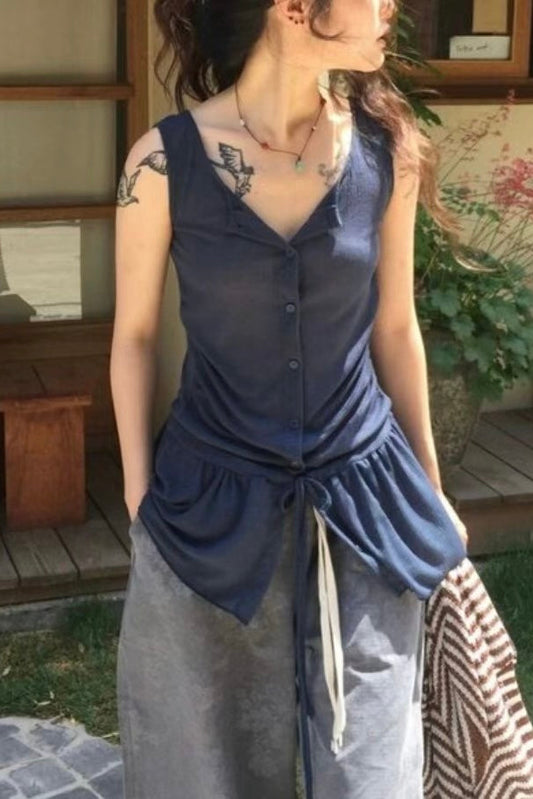 MZ784 RIBBON TANK TOP