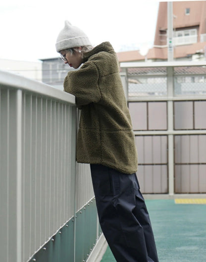 NA425 BOA FLEECE HIGH NECK JACKET