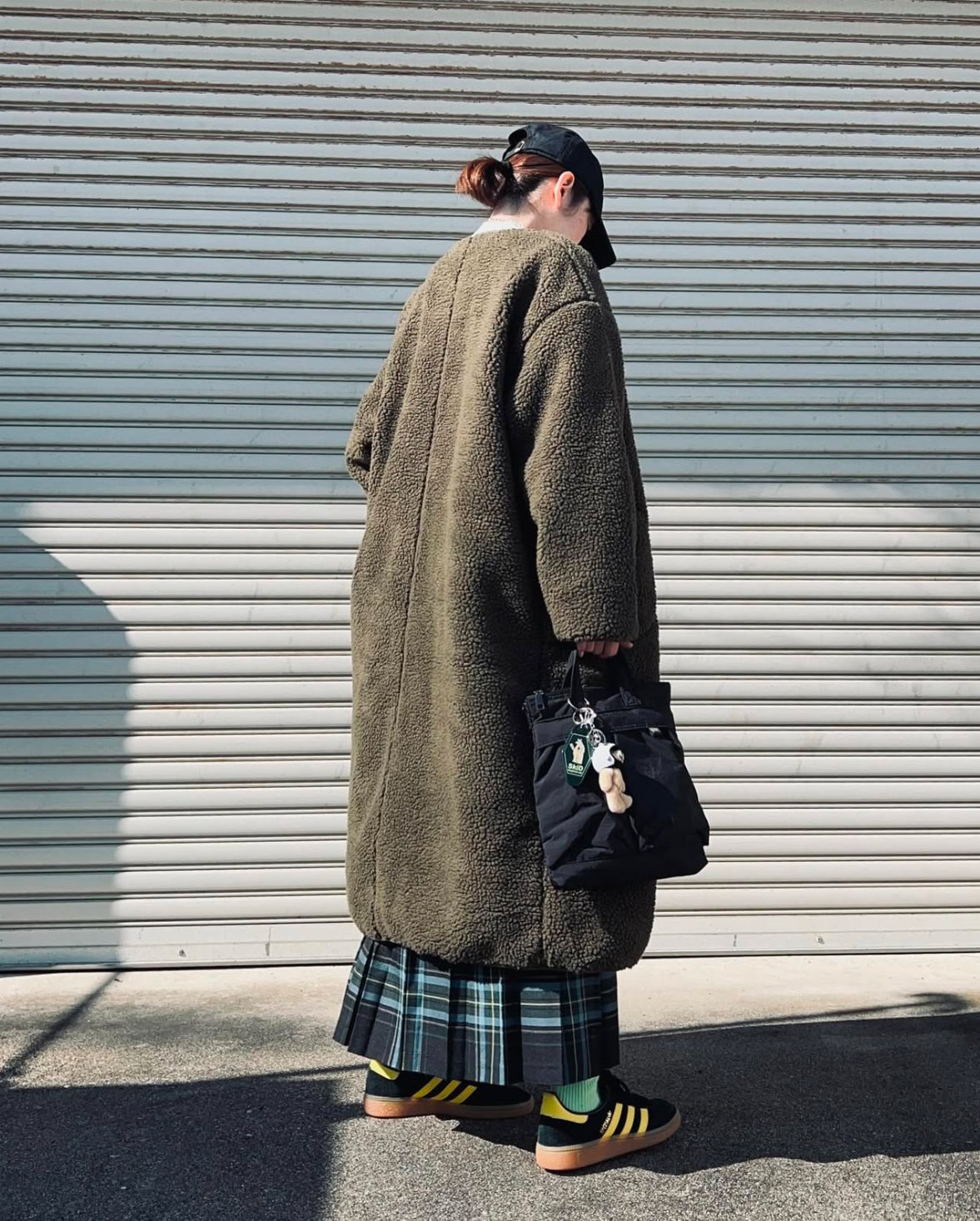 NA423 BOA FLEECE LONG COAT