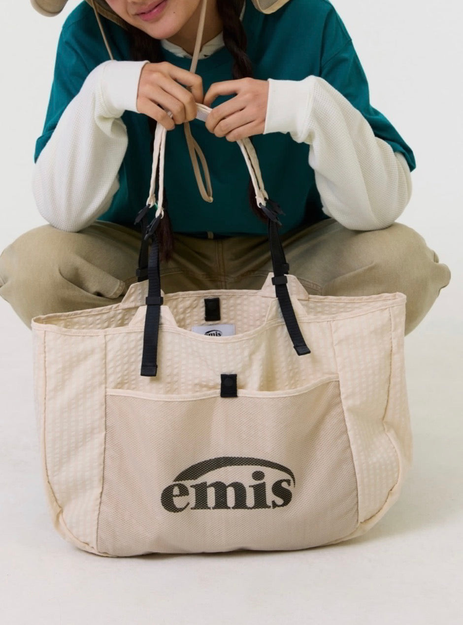 EMIS PACKABLE CHECK SHOPPER BAG