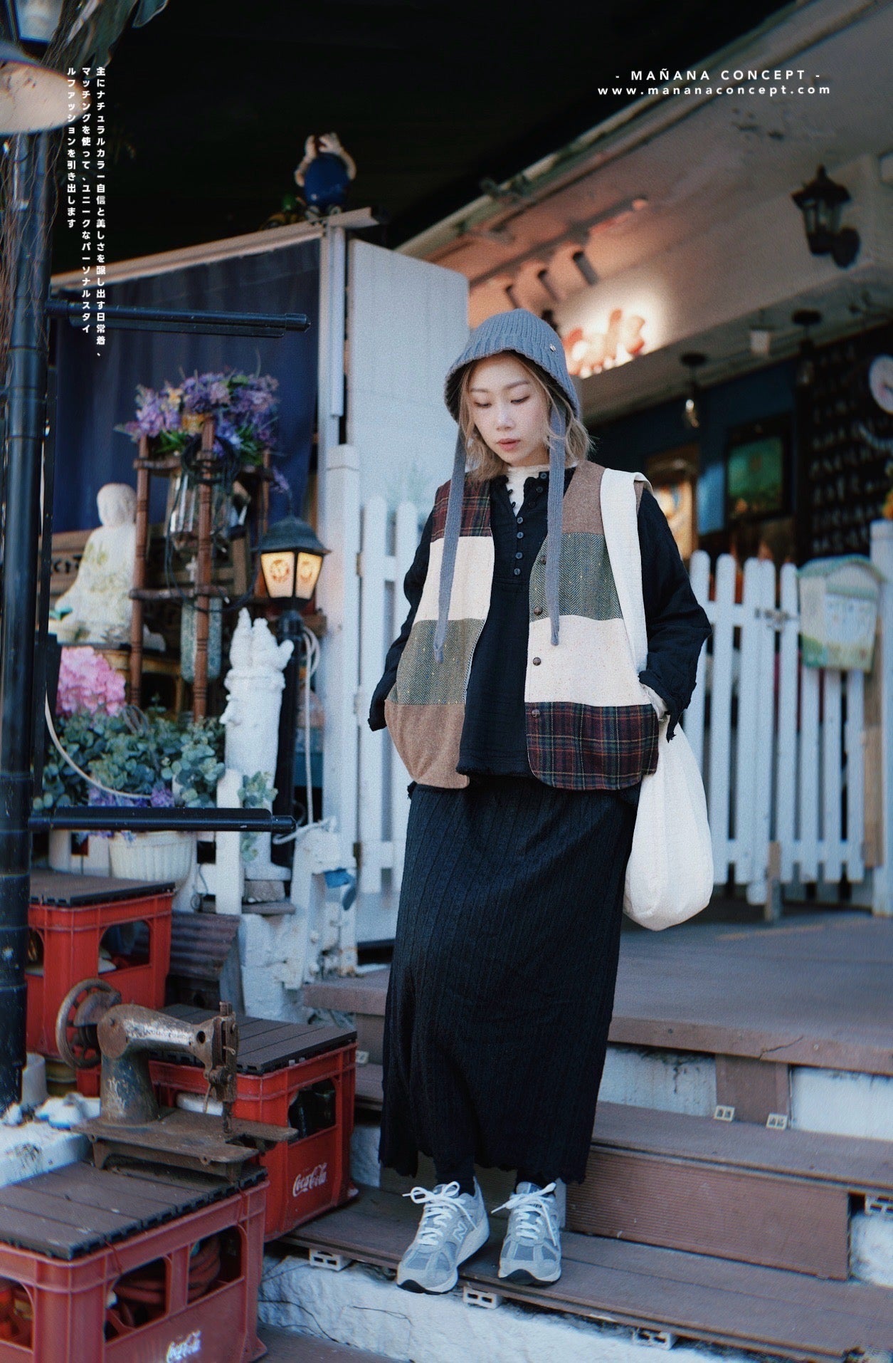 CA673 GAUZE COLLARLESS SHIRT