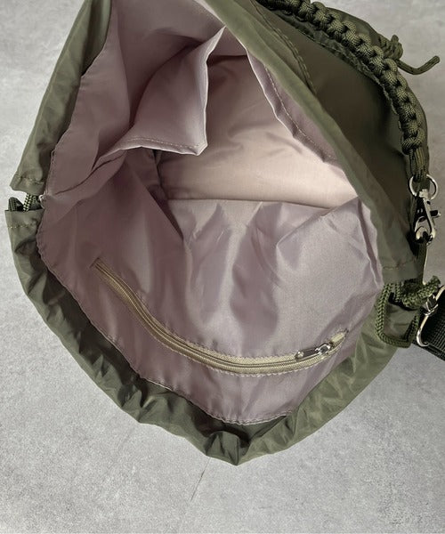 NA439 2WAY DRAWSTRING BUCKET BAG
