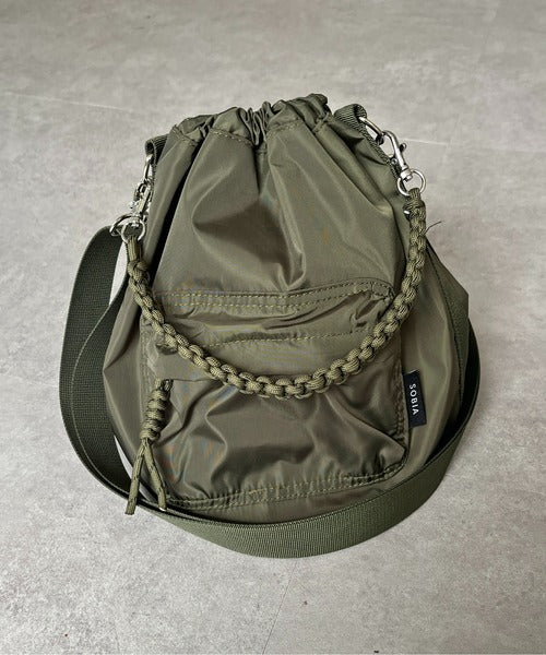 NA439 2WAY DRAWSTRING BUCKET BAG