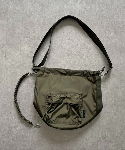 NA439 2WAY DRAWSTRING BUCKET BAG