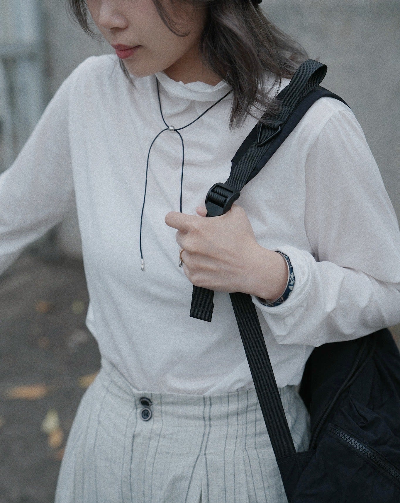 MZ706 HALF NECK COTTON TOP