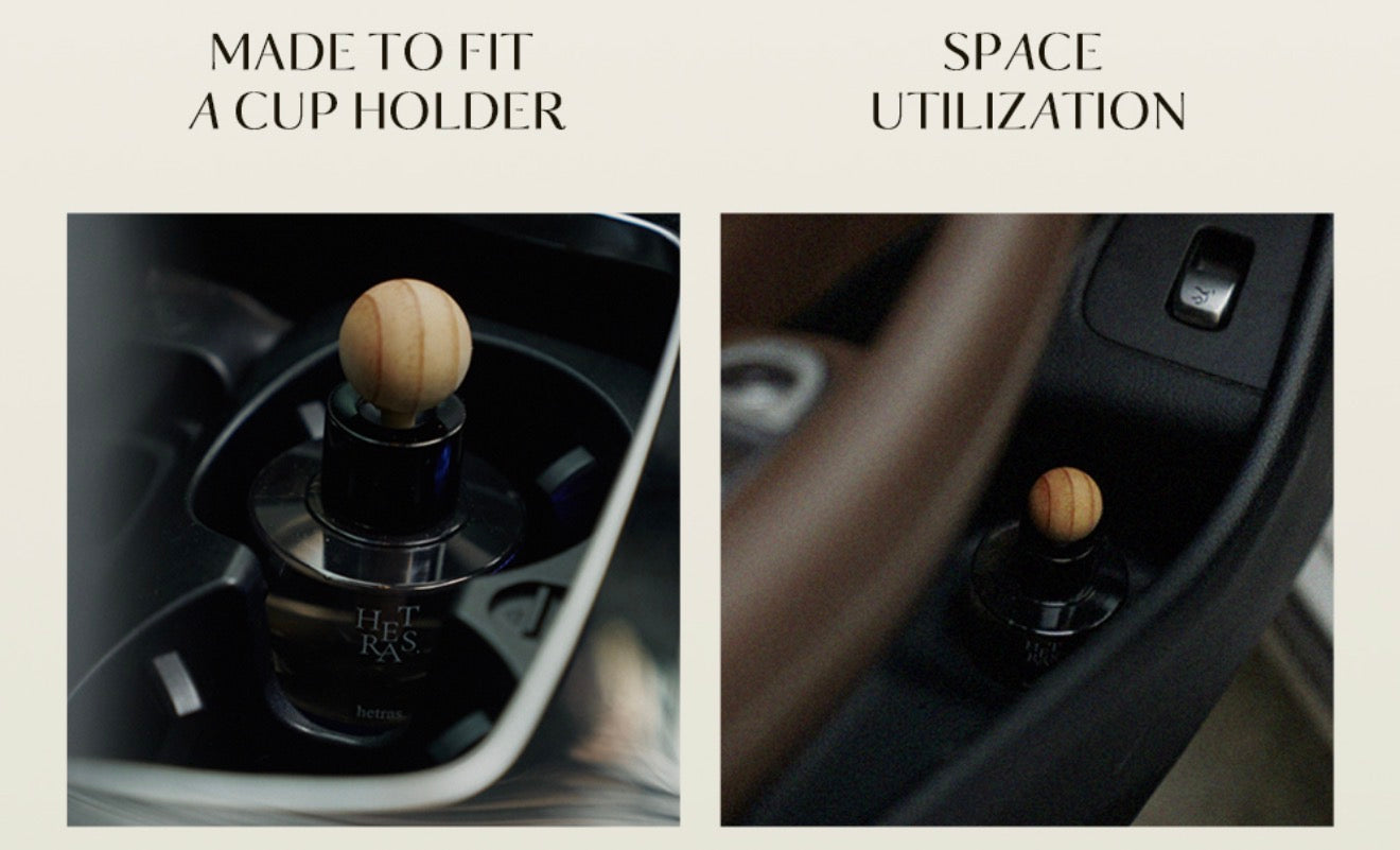 hetras. 車用擴香(小空間都週用!) Premium Car Diffuser 77ml x2【2支裝】