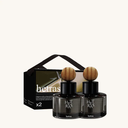 hetras. 車用擴香(小空間都週用!) Premium Car Diffuser 77ml x2【2支裝】