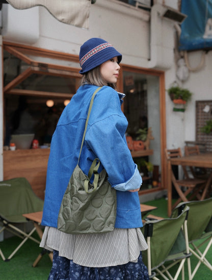 MZ853 STITCHED DENIM JACKET