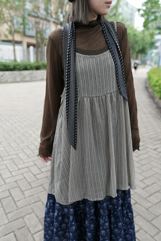 CA919 STRIPED MINI DRESS