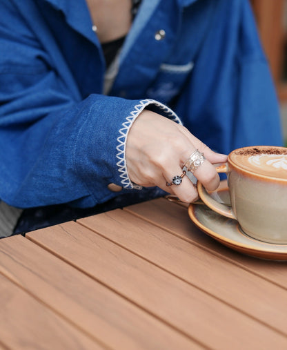 MZ853 STITCHED DENIM JACKET