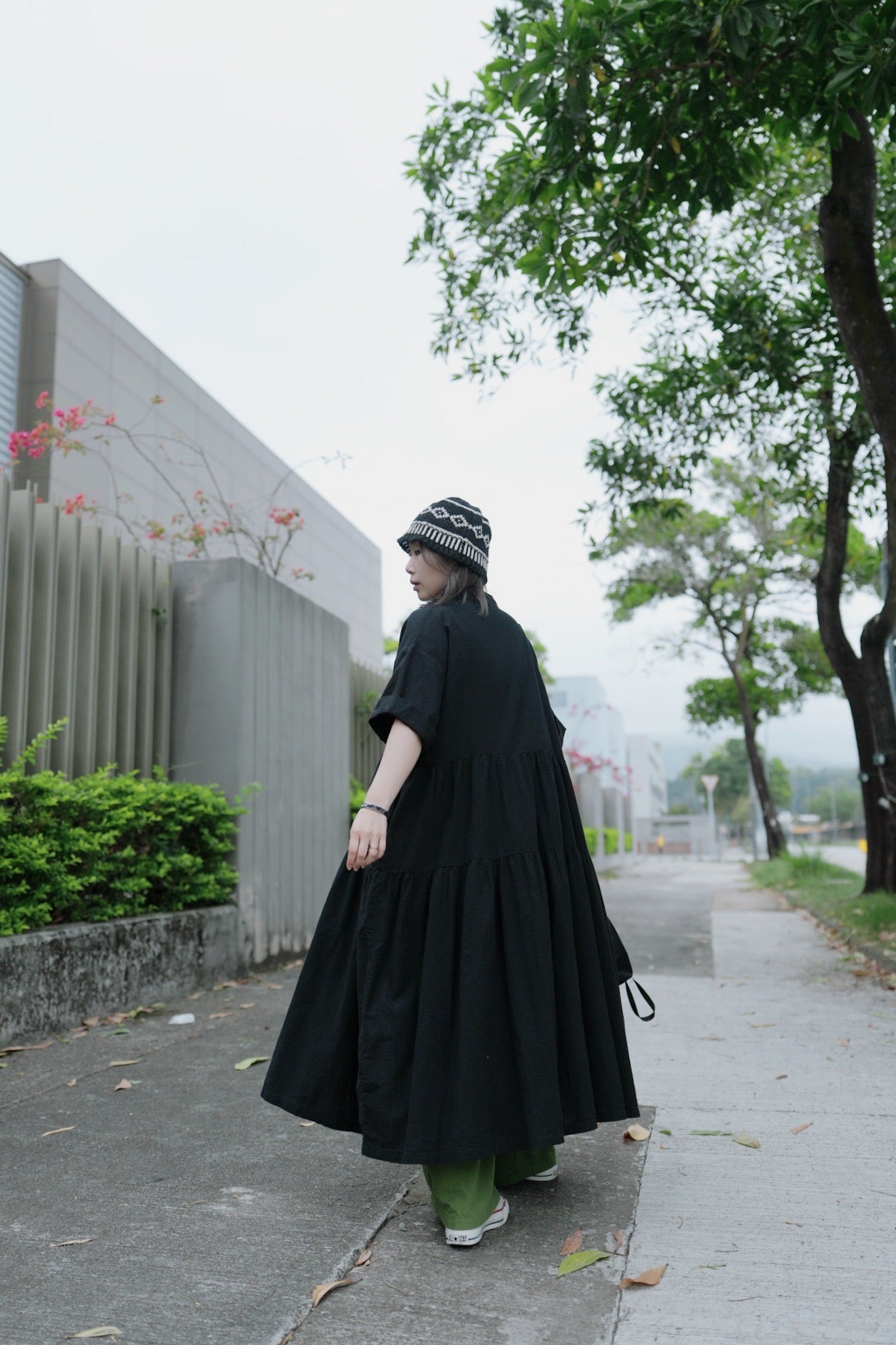 CA688 SEERSUCKER SHIRT DRESS