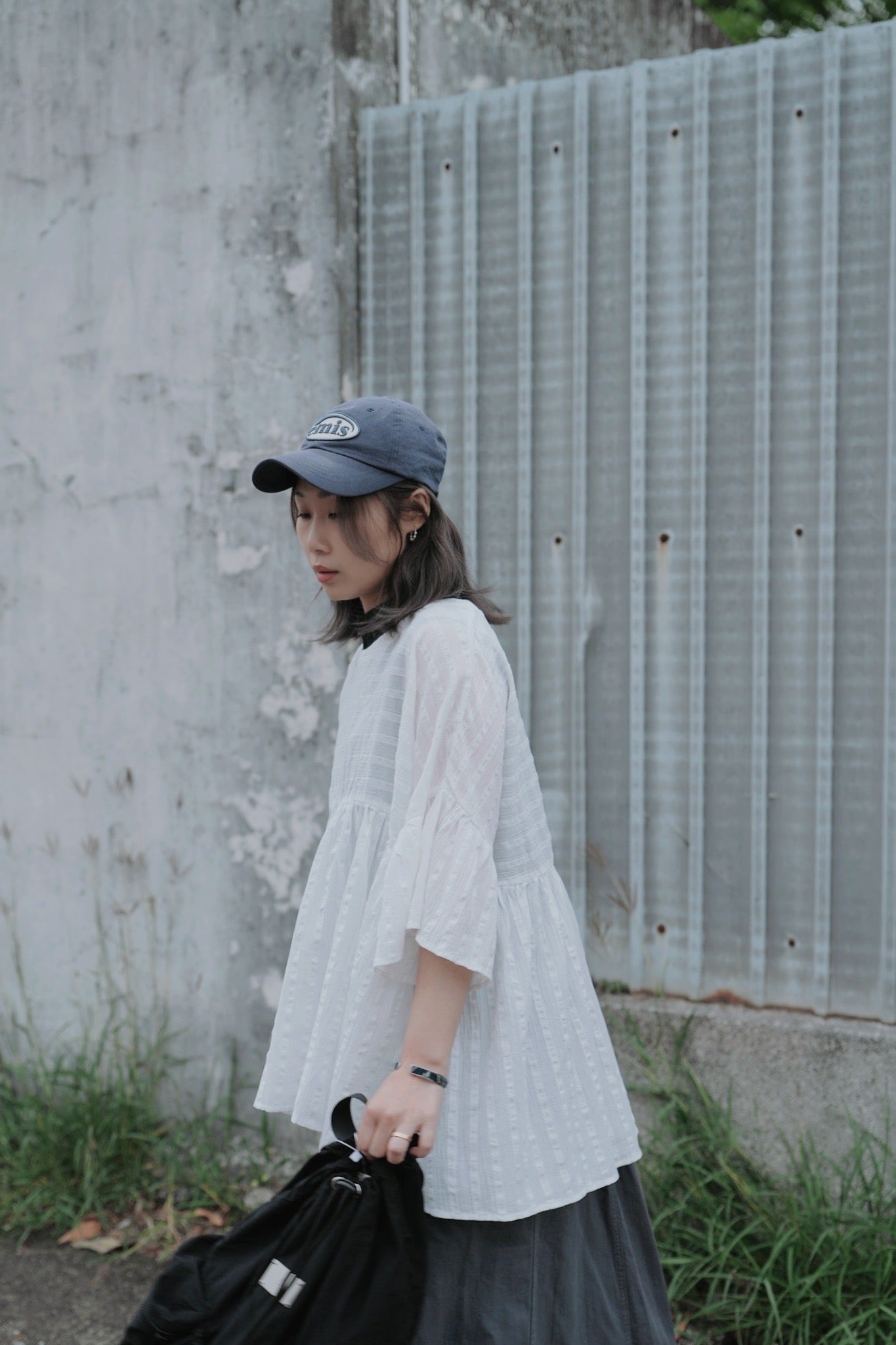 CA692 STRIPED DOBBY BLOUSE