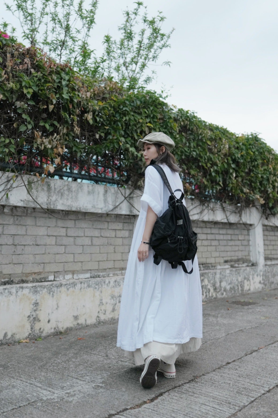 CA688 SEERSUCKER SHIRT DRESS