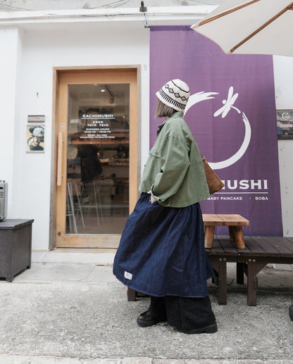 MZ851 STITCHED PATCHWORK MILITARY JACKET