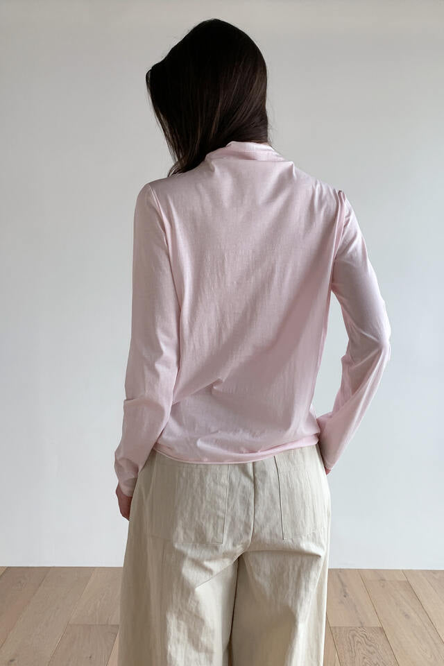 MZ706 HALF NECK COTTON TOP