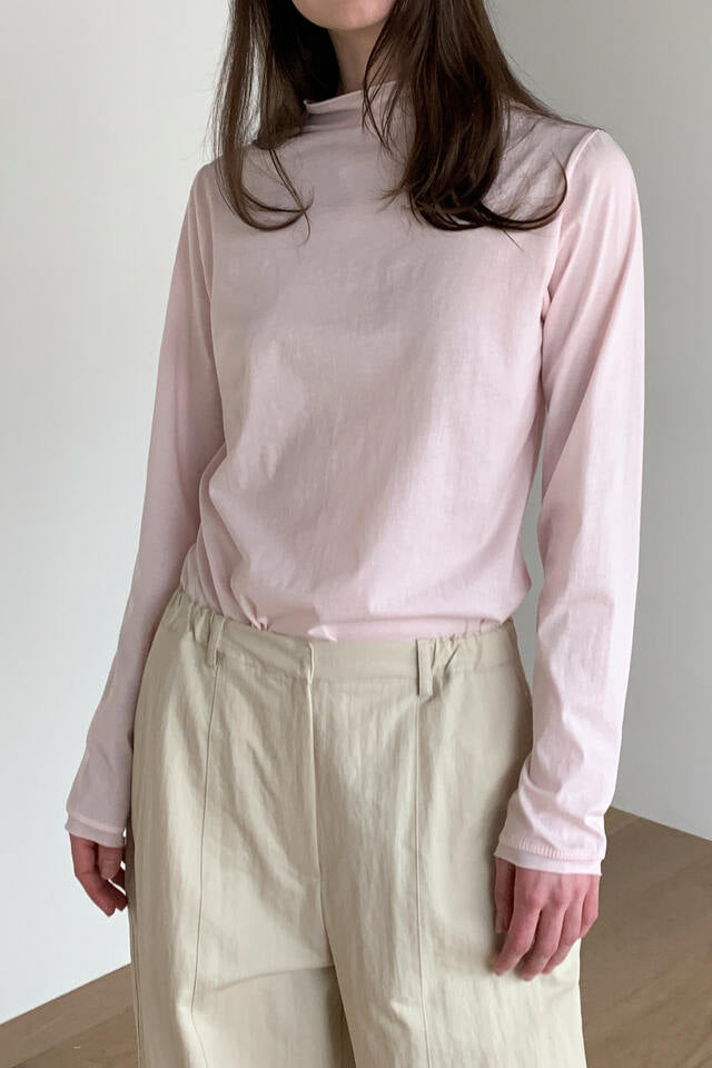 MZ706 HALF NECK COTTON TOP