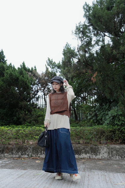 MZ704 DRAPPY LONG TEE【 2件減-$20, 4件減-$50 】