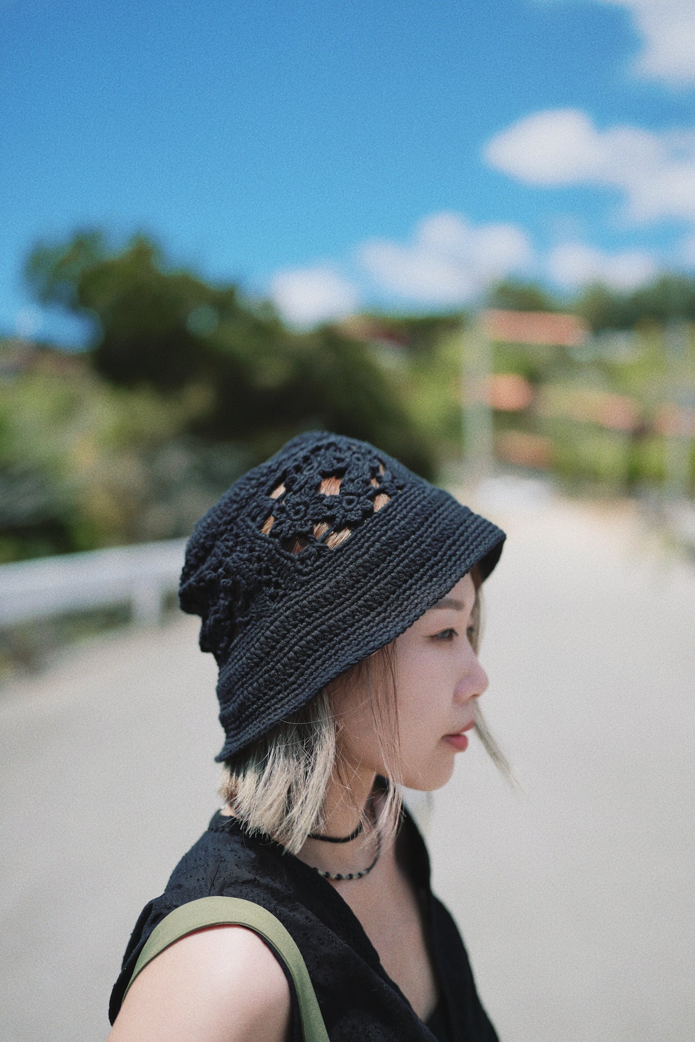 MZ513 CROCHET FLORAL HAT