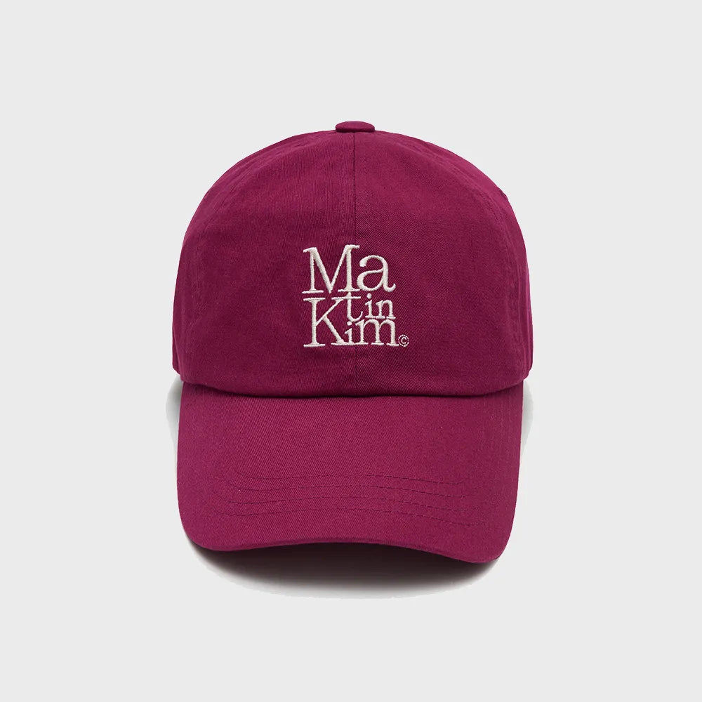 MATIN KIM BLOCK LOGO BALL CAP / 4 colors
