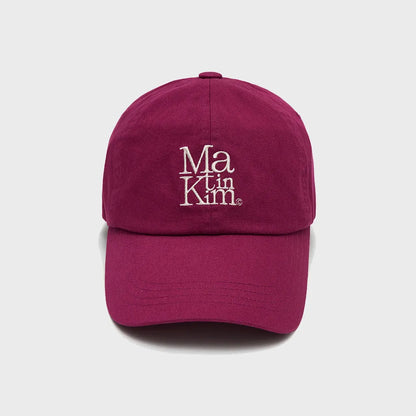 MATIN KIM BLOCK LOGO BALL CAP / 4 colors