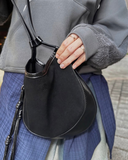 MZ899 CURVEE HOBO SUEDE BAG