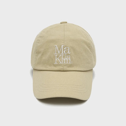 MATIN KIM BLOCK LOGO BALL CAP / 4 colors