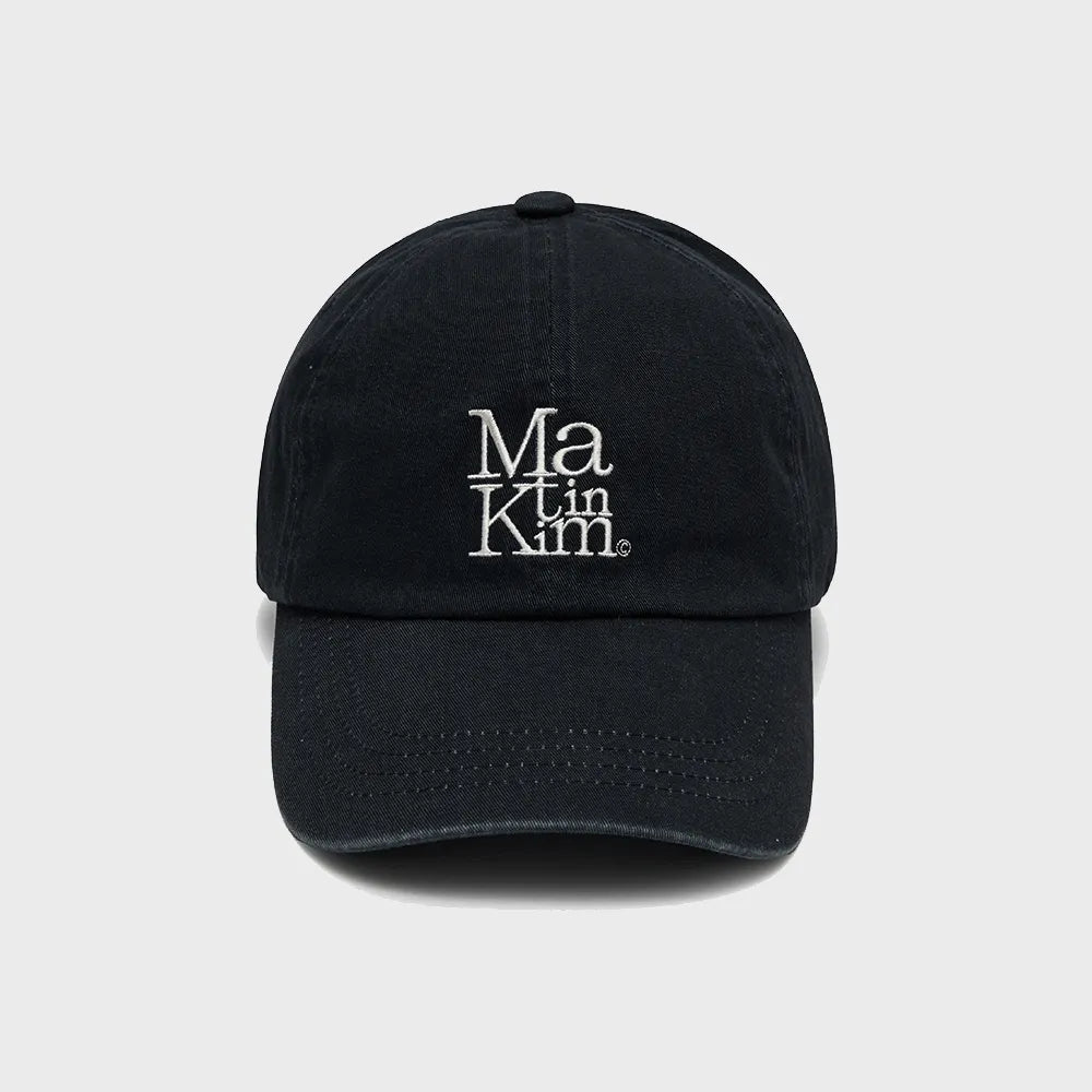 MATIN KIM BLOCK LOGO BALL CAP / 4 colors