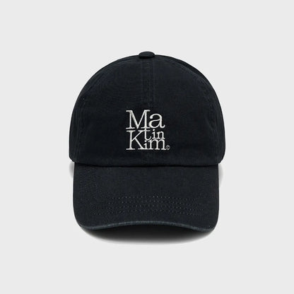 MATIN KIM BLOCK LOGO BALL CAP / 4 colors