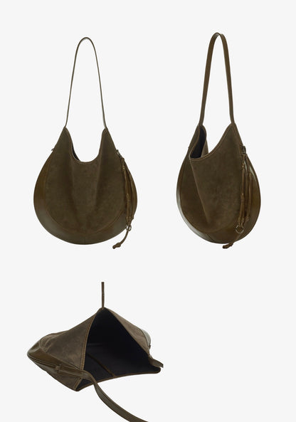 MZ899 CURVEE HOBO SUEDE BAG
