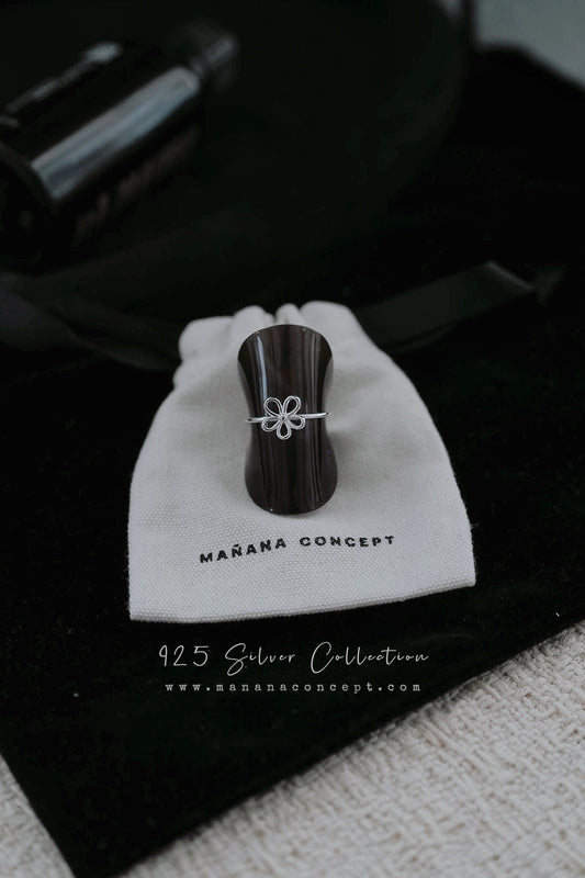 MB028 925 SILVER RING - Fleur de Lys
