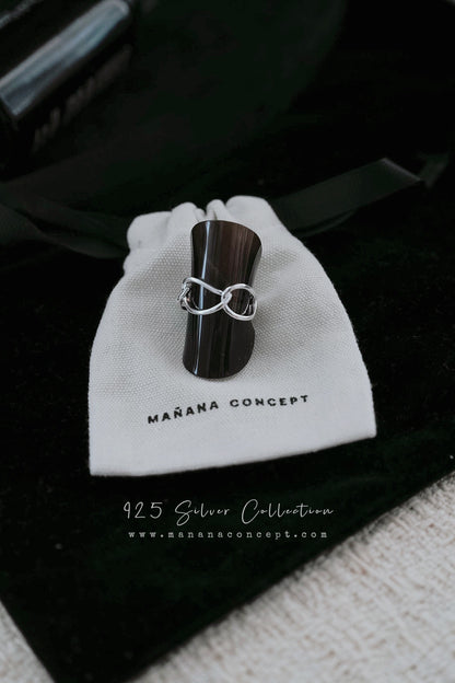 MB027 925 SILVER RING - Onde de Seine