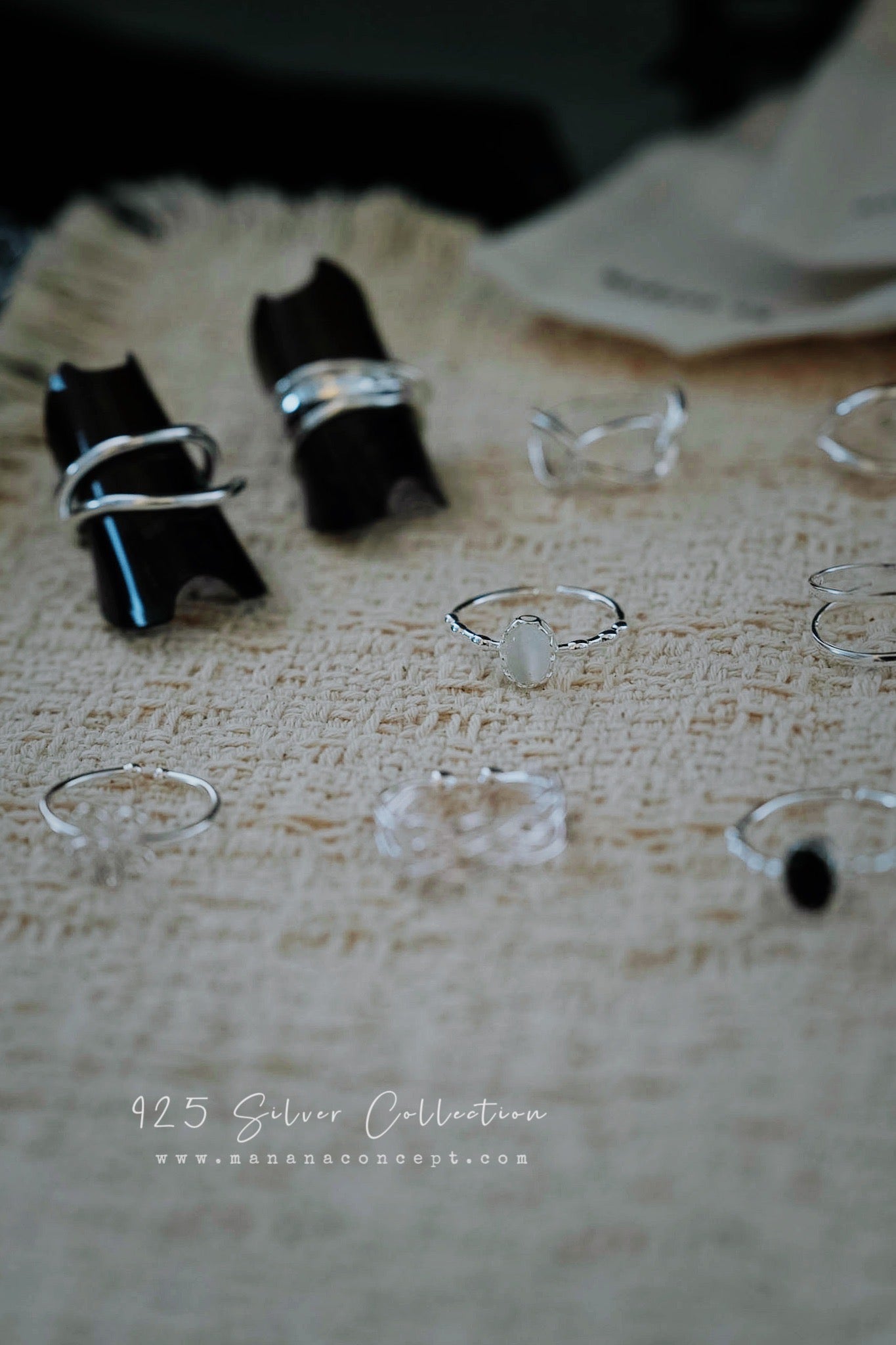 MB027 925 SILVER RING - Dentelle
