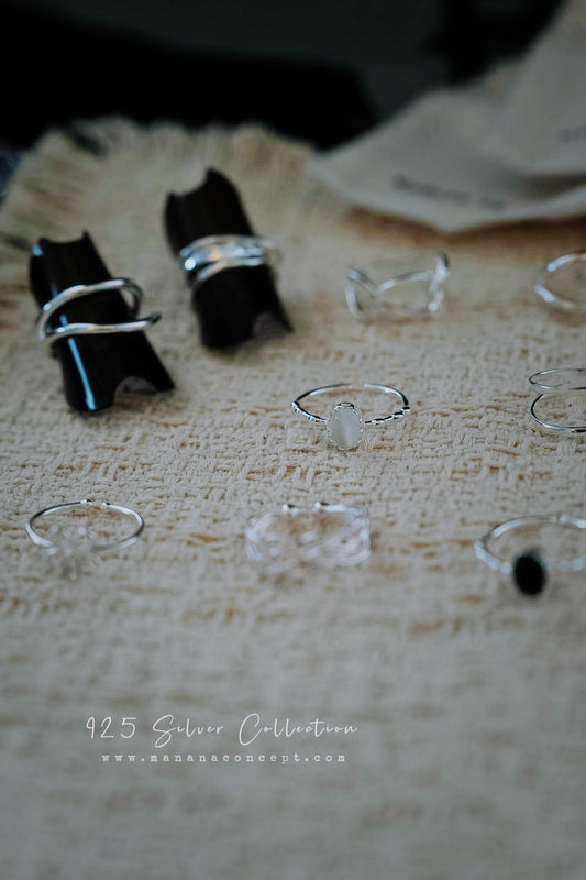 MB027 925 SILVER RING - Lumière de Lune