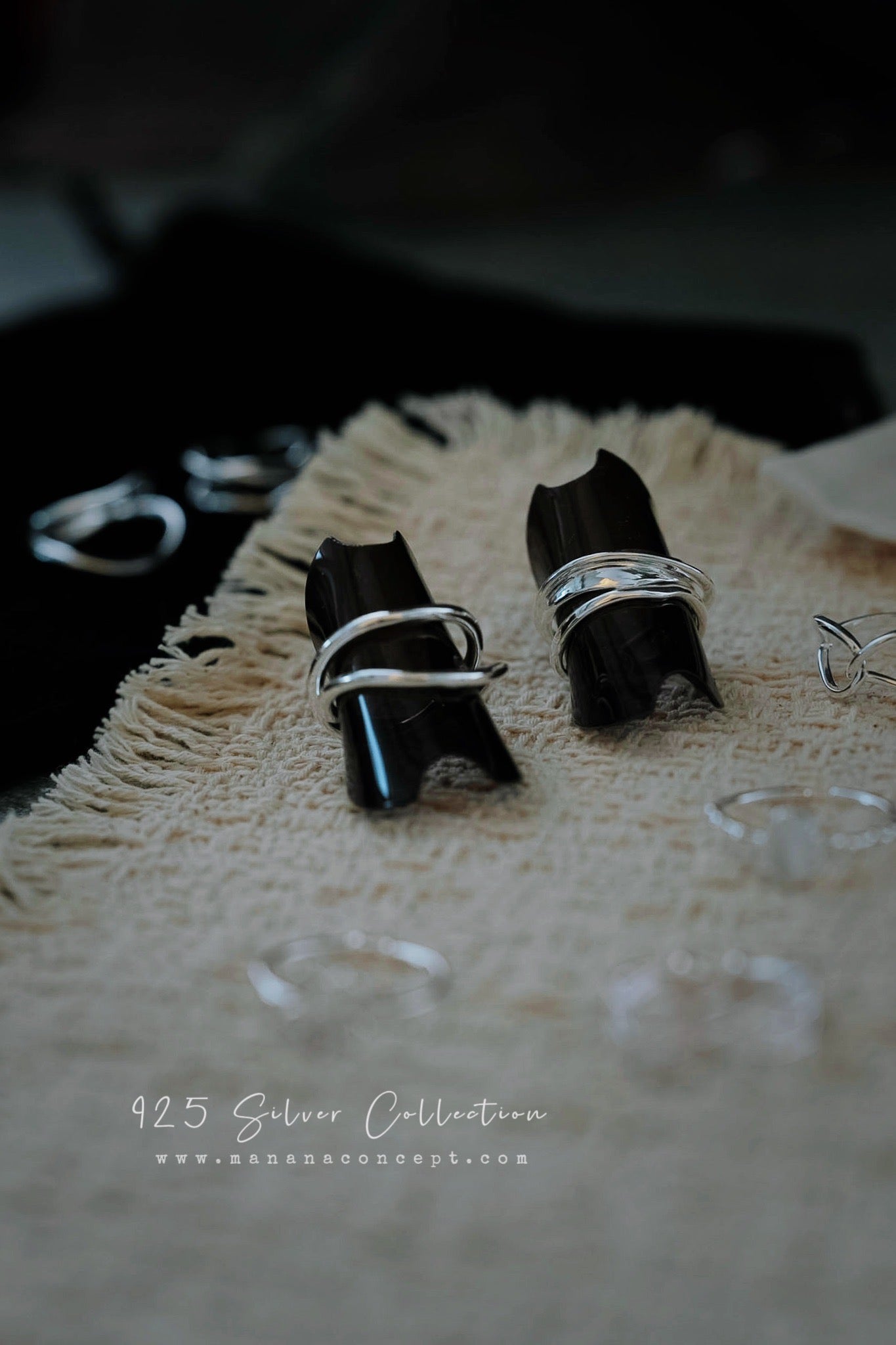 MB027 925 SILVER RING - Étreinte