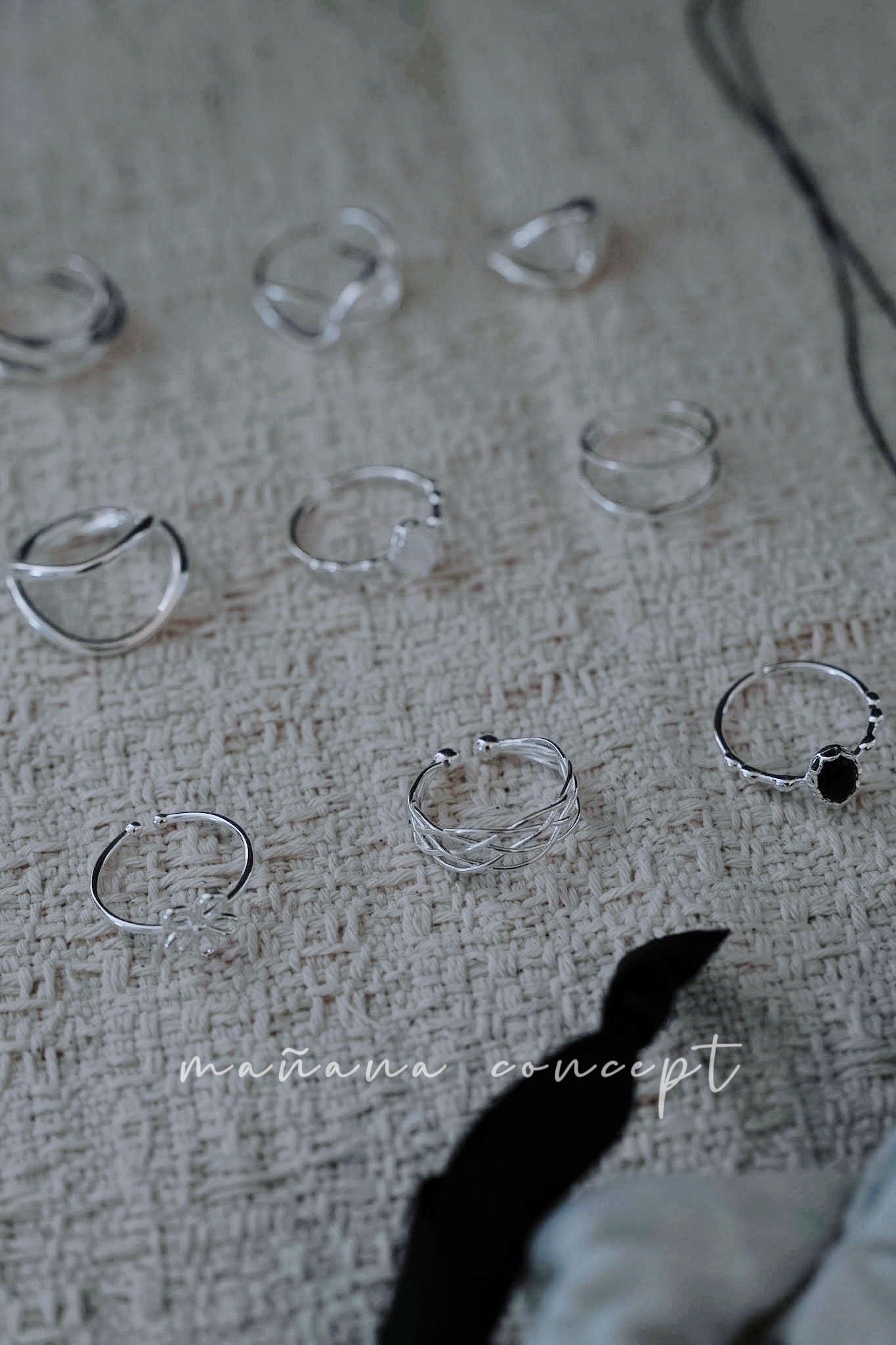 MB027 925 SILVER RING - Dentelle