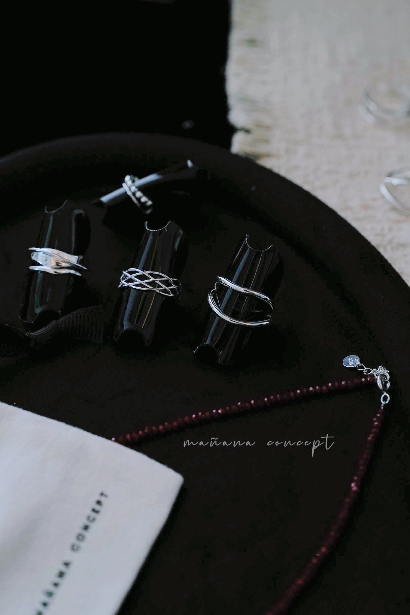 MB027 925 SILVER RING - Dentelle