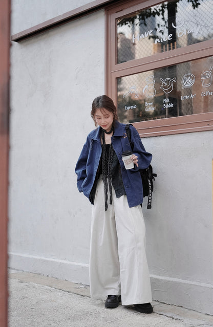 MB067 SANDED TWILL PANTS WITH BELT