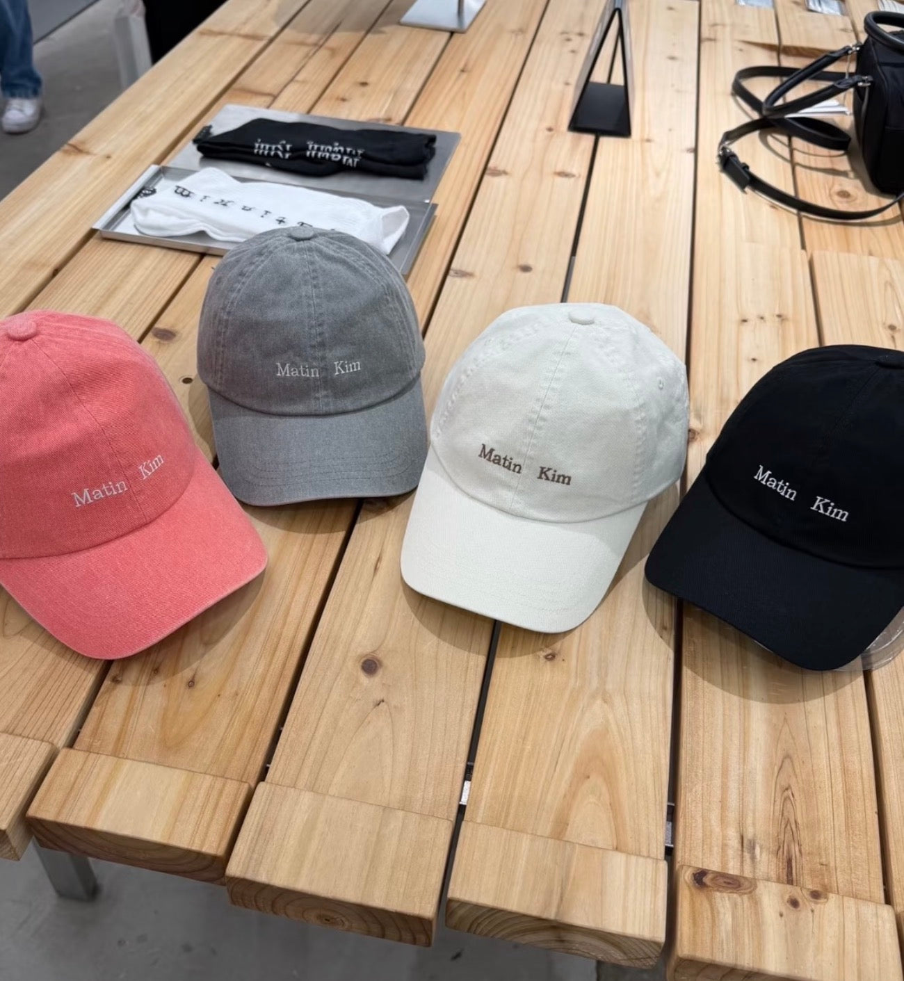 MATIN KIM MINI CLASSIC LOGO BALL CAP/ 8 colors