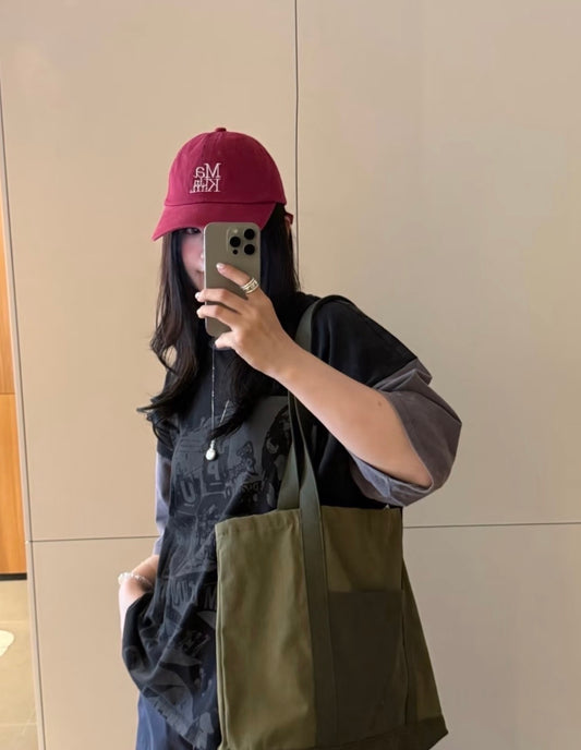 MATIN KIM BLOCK LOGO BALL CAP / 4 colors