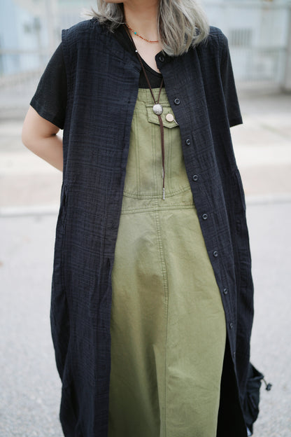 MZ342 Linen V-Neck Tee 【 買 2 件 減 $ 2 0 】