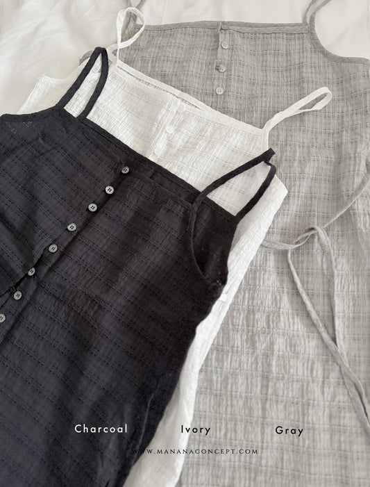 MZ709 CRINKLE LAYER DRESS