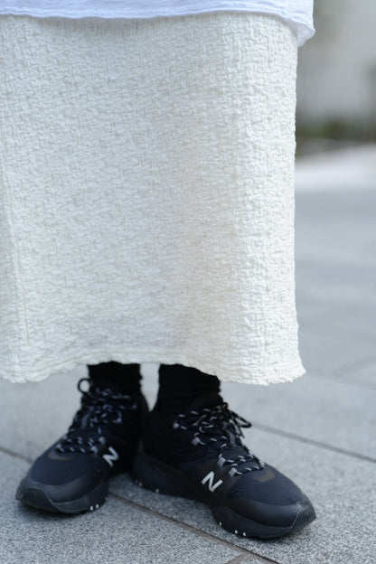 MZ859 CRINKLE STRAIGHT SKIRT