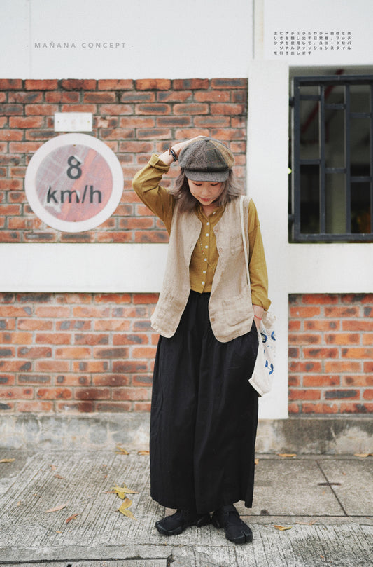 CA-574 Cotton Elastic Culottes