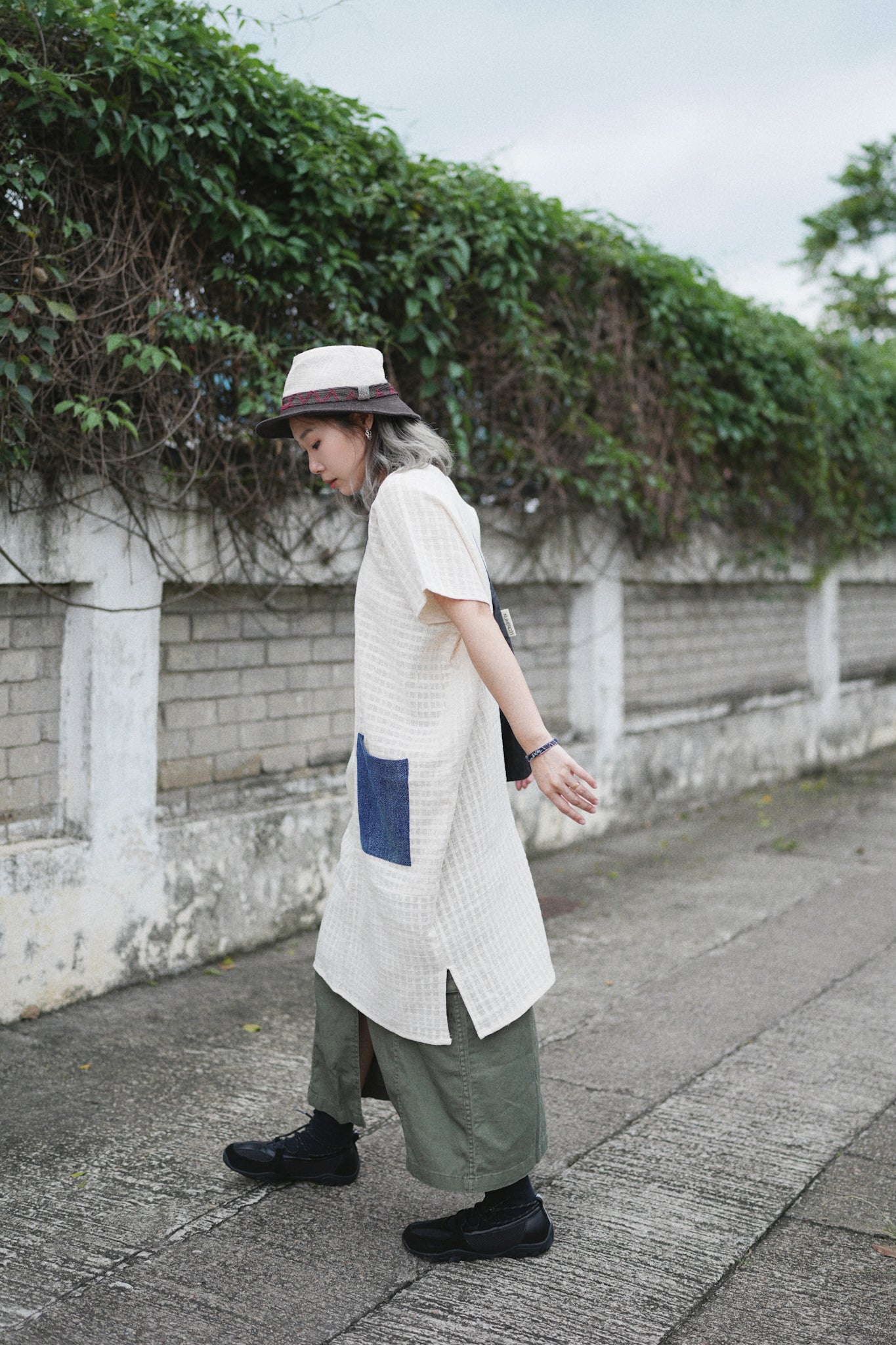 MZ353 Cargo Maxi Skirt